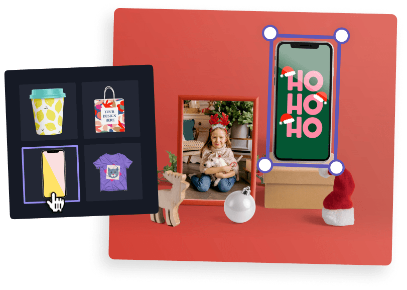 Design your Own Square Frame Mockup Scenes From Scratch