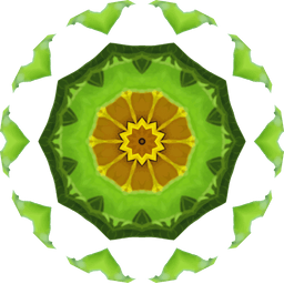 Sunflower Kaleidoscope SVG Vector